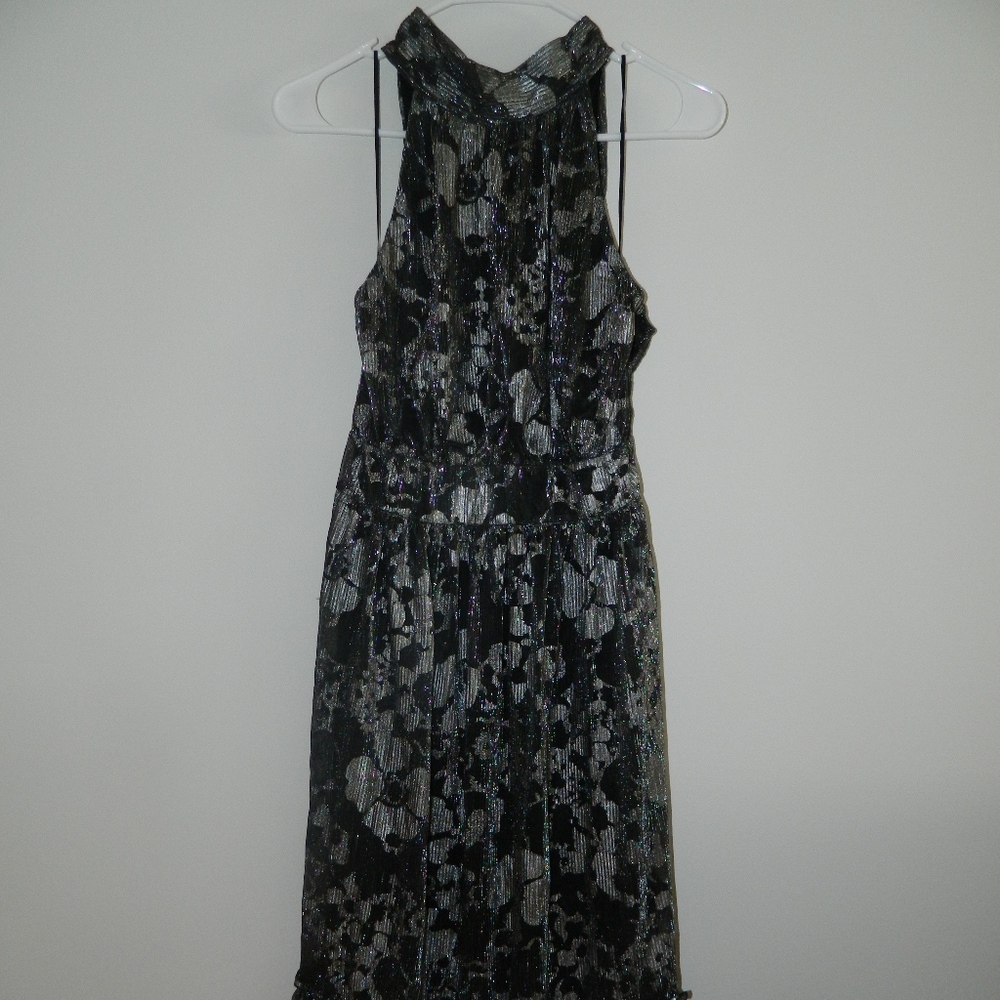 MK Metallic Floral Dress